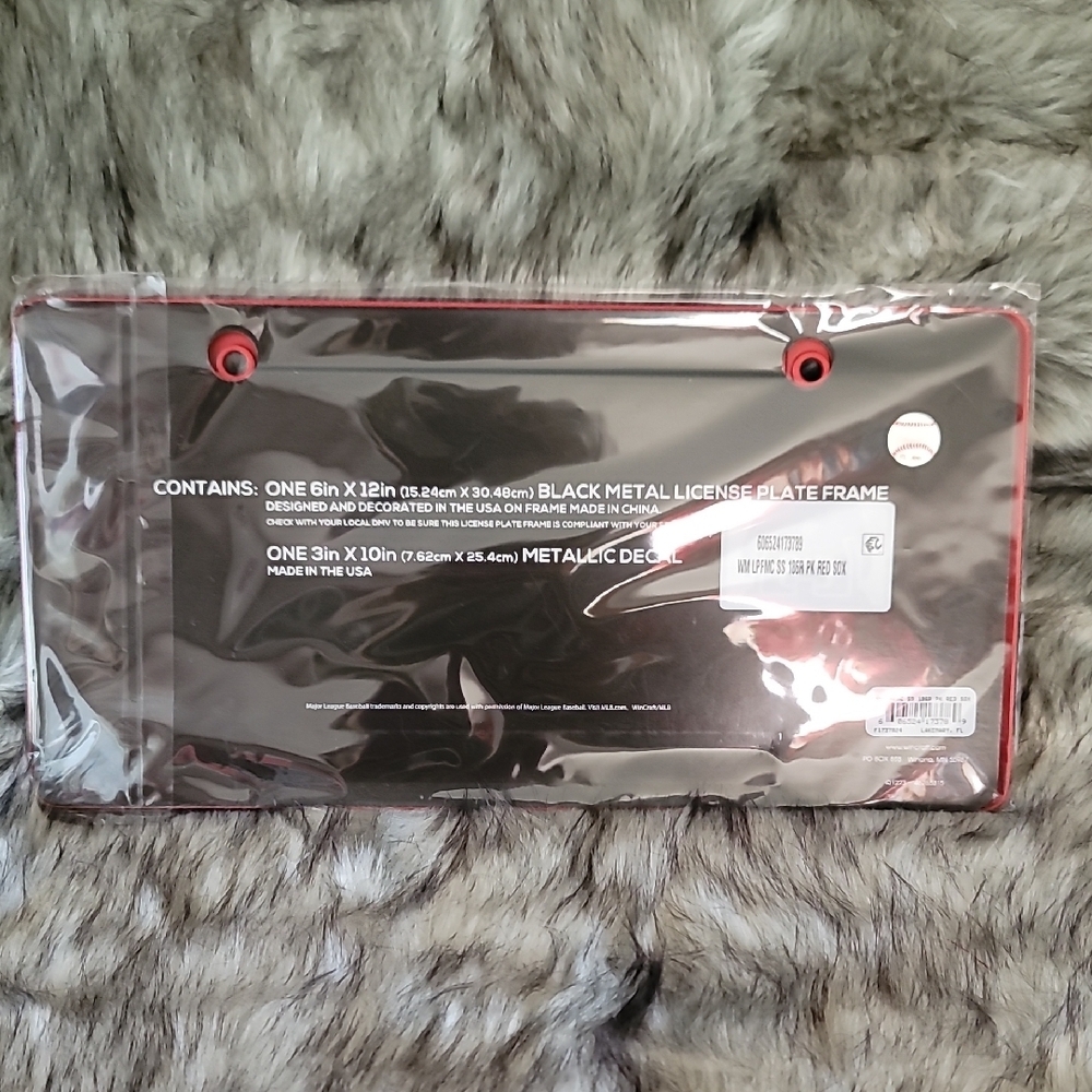 Boston Red Sox License Plate Frame and Decals Auto Pack - Picture 12 of 12